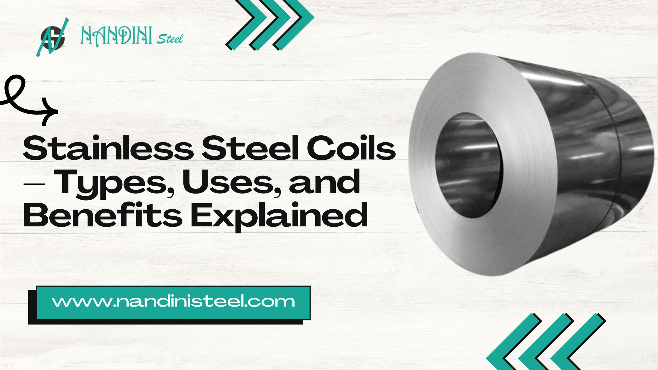 Comparison between hot rolled and cold rolled stainless steel coils showing surface texture differences