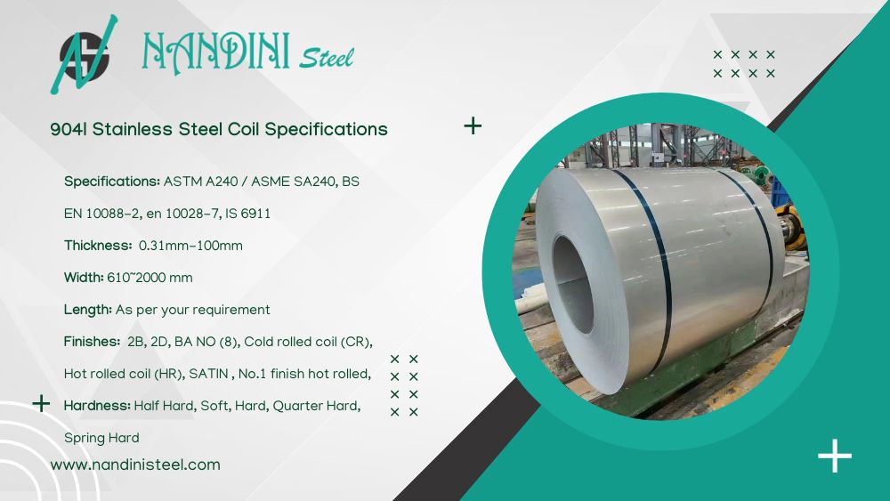 Stainless Steel 309l Coils Specification