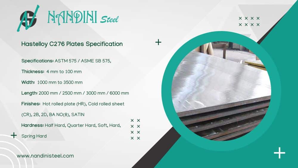 Hastelloy C276 Plates Specification