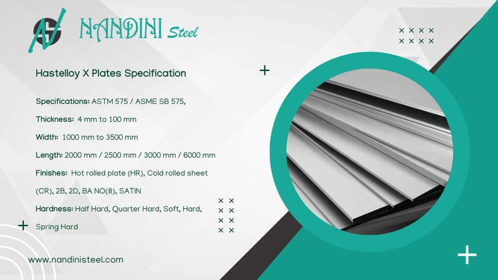 Hastelloy X Plates Specification