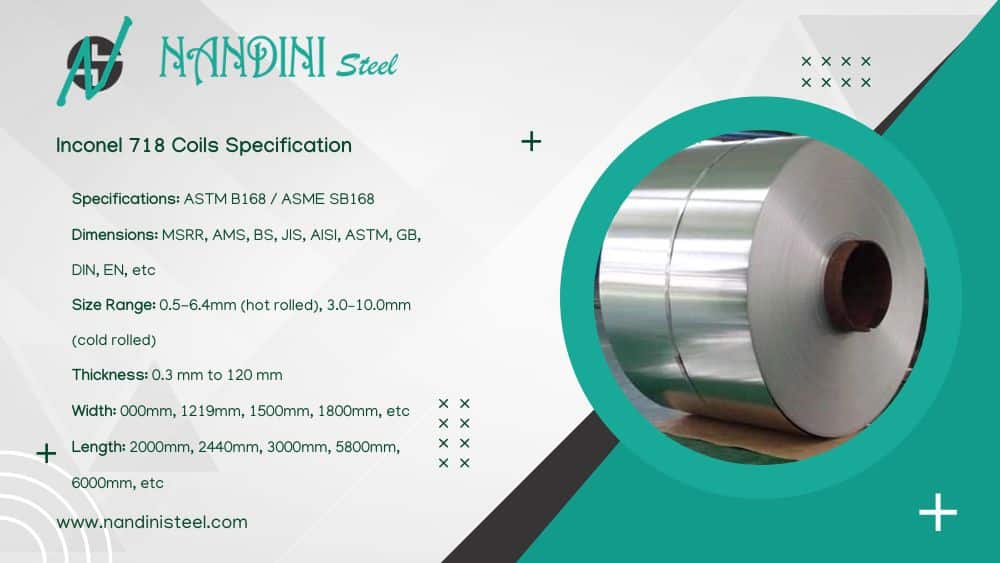 Inconel Coils 718 Specifications