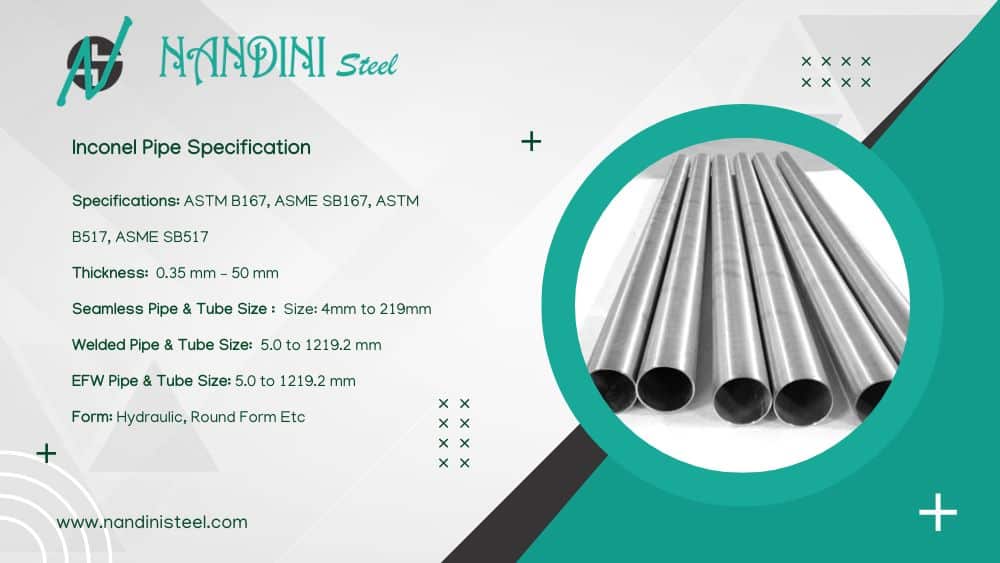 Inconel Pipe Specification