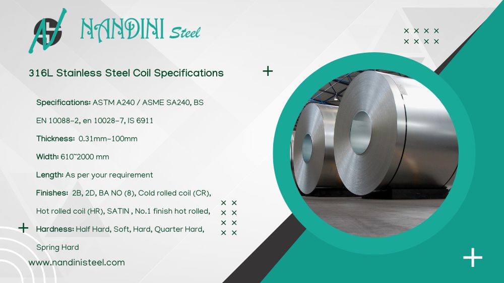 316 stainless steel coil specification
