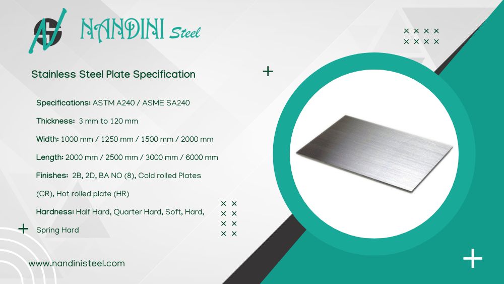 Stainless Steel Plates Specification