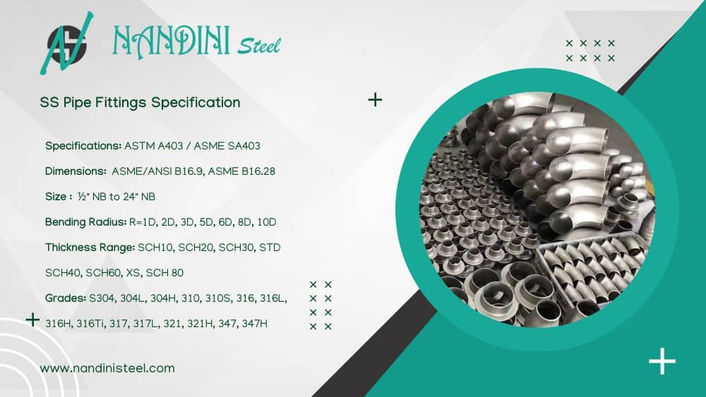 SS pipe Fitting Specification