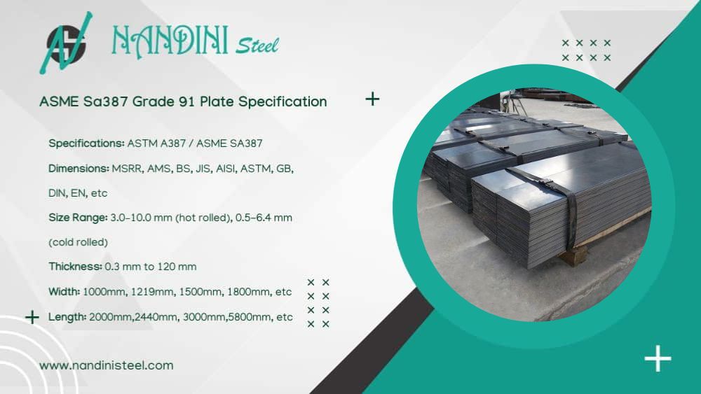 ASME Sa387 Grade 91 Plate Specification
