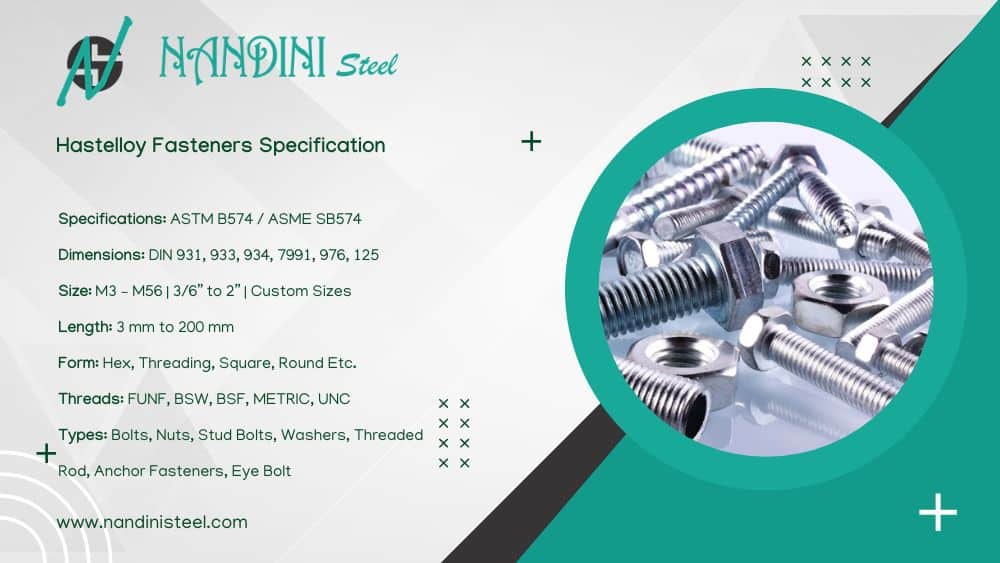 hastelloy-fasteners-specification