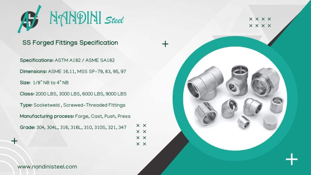 SS Forged Fitting Specification